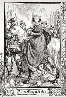 Dora Curtis Gallery: Queen Morgan le Fay, 1905. Artist: Dora Curtis