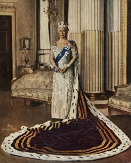 Mary Of Teck Prints: The Queen Mother, 1937, (1951). Creator: Hay Wrightson