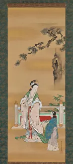 Queen Mother of the West, first half of the 19th century. Creator: Kano Osanobu Queen Mother of the West, first half of the 19th century. Creator: Kano Osanobu