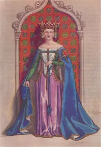 Herbert Norris Prints: Queen Phillippa 1350, 1926. Artist: Herbert Norris