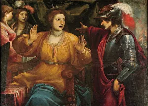 Babylonia Prints: Queen Semiramis, 1630. Creator: Cecco Bravo, (Francesco Montelatici) (1601-1661)