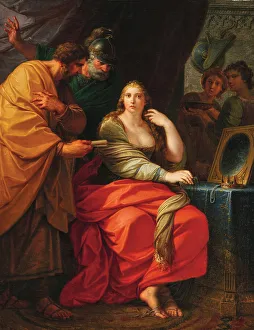 Babylonia Prints: Queen Semiramis, 1800. Creator: Füger; Heinrich Friedrich (1751-1818)