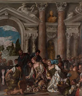 Song Of Songs Collection: The Queen of Sheba Offering Gifts to Solomon (Detail)