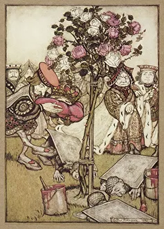 Decorating Prints: The Queen turned angrily away from him and said to the Knave, Turn them over, 1907
