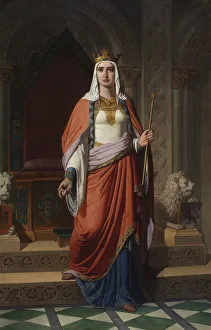 Castile Prints: Queen Urraca of Leon and Castile, 1857. Artist: Mugica y Perez, Carlos (1821-c. 1876)
