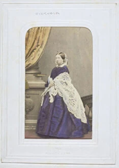 Queen Victoria, 1861. Creator: John Jabez Edwin Mayall