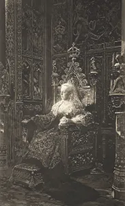 Constant Prints: Queen Victoria, 1901. Artist: Benjamin Constant