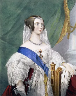 Queen Victoria, 19th century. Artist: John Henry Lynch