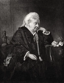 Queen Victoria at the Age of Seventy-eight, late 19th century. Artist: Cockerell
