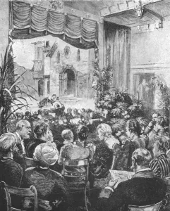 Empress Of India Prints: Queen Victoria hearing Cavalleria Rusticana at Windsor, 1891, (1901)