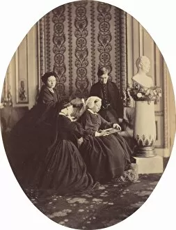 Alfred Ernest Albert Wettin Collection: Queen Victoria in Mourning, 1862. Creator: William Samuel Bambridge