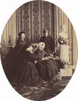 Sadness Prints: Queen Victoria in Mourning, 1862. Creator: William Samuel Bambridge
