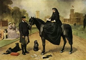 Pets Gallery: Queen Victoria at Osborne, 1865-1867, (1943). Creator: Edwin Henry Landseer