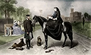 Horses Gallery: Queen Victoria at Osborne House, 1865 (1906)