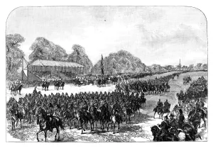 Review Prints: Queen Victoria reviewing volunteers in the Great Park