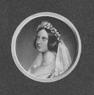 Queen Victoria at the time of her marriage, (1901). Creator: Unknown Queen Victoria at the time of her marriage, (1901). Creator: Unknown
