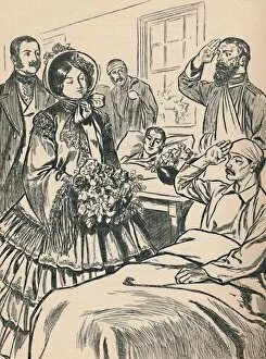 Childrens Book Collection: Queen Victoria Visits Her Wounded Soldiers, c1907