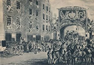 Ernest Gallery: Queen Victorias Entrance To The City On Her Way To The Guildhall, November 9th, 1837, (1948)