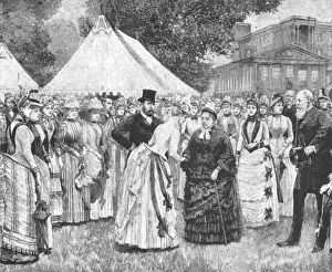 Elderly Prints: Queen Victorias Jubilee Garden Party at Buckingham Palace, June 29, 1887, (1901)