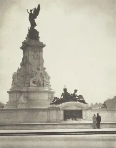 Photograph Album Prints: Queen Victoria's monument. From the album: Photograph album - London