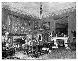 Osborne House Gallery: Queen Victorias private sitting-room, Osborne House, Isle of Wight