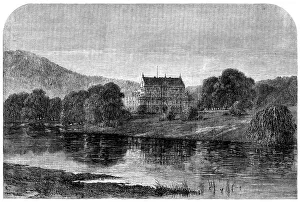 Queen Victoria's visit to Germany: Reinhardsbrunn, near Gotha, the residence of Her Majesty, 1862. Creator: S. R