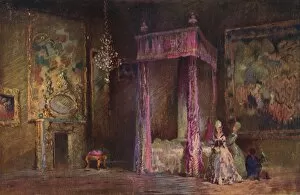 George Sheringham Collection: The Queens Bedchamber, c1916. Artist: George Sheringham