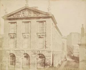 University Gallery: Part of Queens College, Oxford, September 4, 1843. Creator: William Henry Fox Talbot