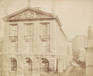 Photogravure Prints: Part of Queens College, Oxford, September 4, 1843. Creator: William Henry Fox Talbot
