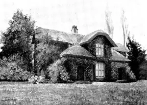 Quaint Prints: The Queen's Cottage, Kew Gardens, presented to the public by Her Majesty, 1898