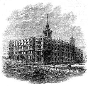 The Queen's Hotel, Hastings, 1862. Creator: Unknown