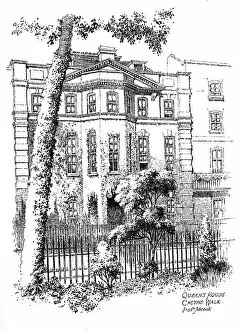 Dante Gabriel Rossetti Collection: Queens House, Cheyne Walk, Chelsea, London, 1912. Artist: Frederick Adcock
