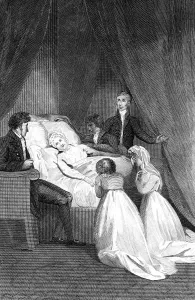 Death Bed Prints: The Queens Last Moments