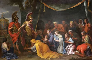 Charles 1619 1690 Gallery: The Queens of Persia at the feet of Alexander (The Tent of Darius), 1661