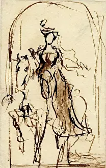 Flowing Prints: The Queen's Picture (Queen on Horseback)