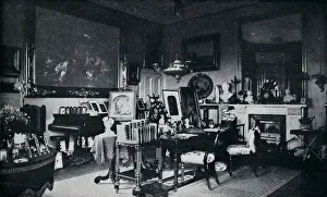 Argyll Prints: The Queens Private Sitting Room at Osborne, c1899, (1901). Artist: Hughes & Mullins