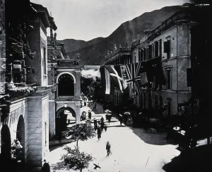 Hong Kong Prints: Queen's road, Hong Kong, 1981 (from negative of c1869)