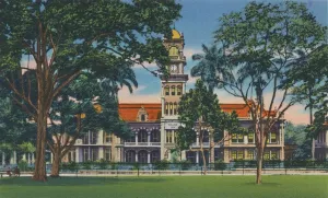 Tichnor Quality View Prints: Queens Royal College, Trinidad, B. W. I. c1940s. Creator: Unknown