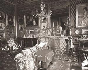 Chandeliers Gallery: The Queens Sitting Room, Windsor Castle, Berkshire, 1894. Creator: Unknown