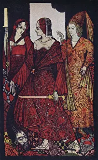 Queens Who Cut the Bogs of Glanna, Judith of Scripture, and Glorianna, 1910 Queens Who Cut the Bogs of Glanna, Judith of Scripture, and Glorianna, 1910