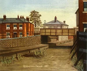 Sir John Betjeman Prints: Queenstown Bridge, Swindon, 1885, (1943). Creator: G. Puckey