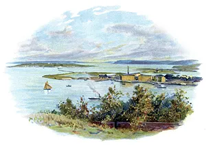 County Cork Prints: Queenstown / Cobh, harbour for Cork City