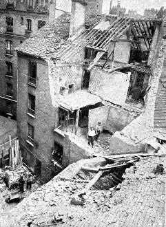 War Damage Prints: Quelques Points de Chute; Rue Saint-Antoine