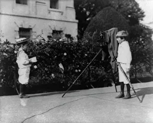 Quentin & Archie Roosevelt, 1902. Creator: Frances Benjamin Johnston. Quentin & Archie Roosevelt, 1902. Creator: Frances Benjamin Johnston