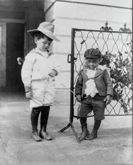 Quentin Roosevelt I Prints: Quentin Roosevelt and Roswell Newcomb Pinckney as children