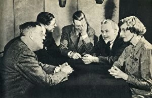 Sun Engraving Co Gallery: What a question! The Brains Trust in overseas session with Donald McCullough, 1942