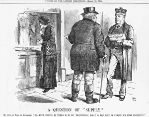 A Question of Supply, 1884. Artist: Joseph Swain