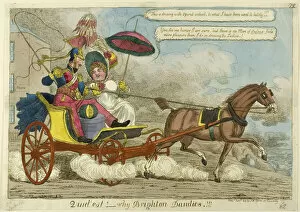 Brighton East Sussex England Gallery: Quid est?- Why Brighton dandies.!!!, published January 1819. Creator: Charles Williams