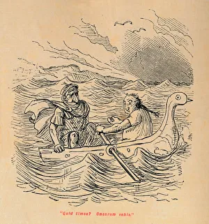Quid times? Caesarem vehis, 1852. Artist: John Leech