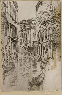 Quiet Canal, 1879-1880. Creator: James Abbott McNeill Whistler